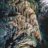 Der Versteinerte Wasserfall in der Iberger Tropfsteinhöhle